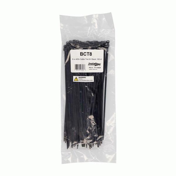 Metra Electronics 8 INCH CABLE TIE BLACK, PK 100 BCT8
